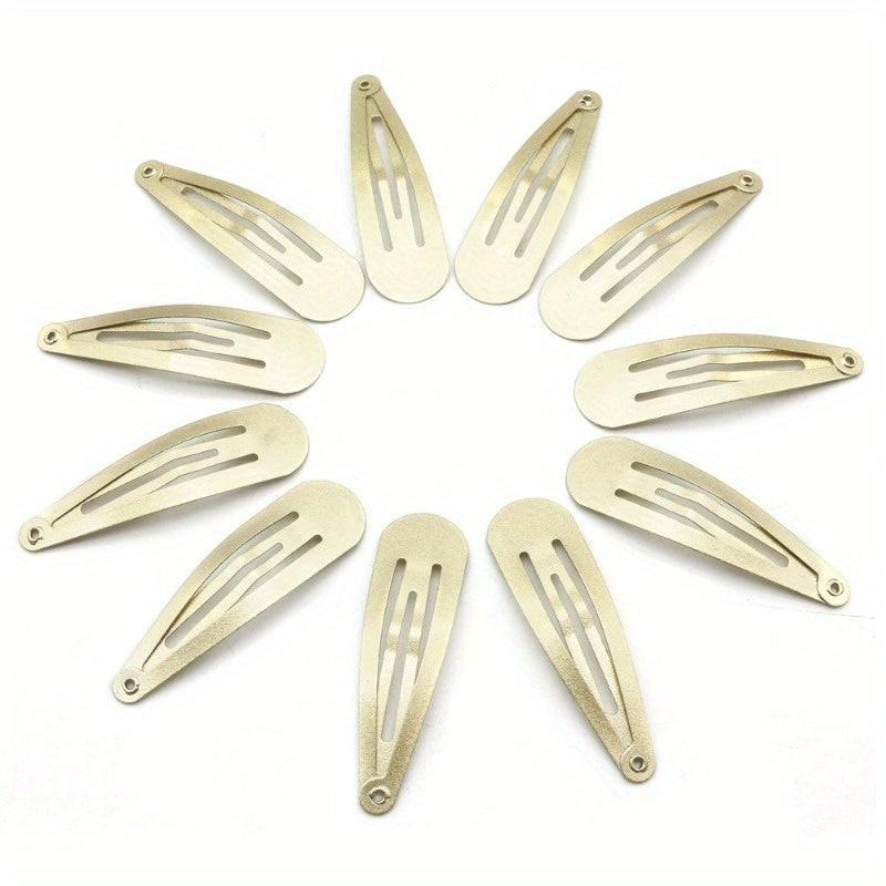 3Cards Women's Hair Styling Set Bobby Pins Hair Pins 60pcs+Hyper Elastics Hiar Ties 30pcs+Snap Hair Clips for Thick Hair 12pcs Blonde